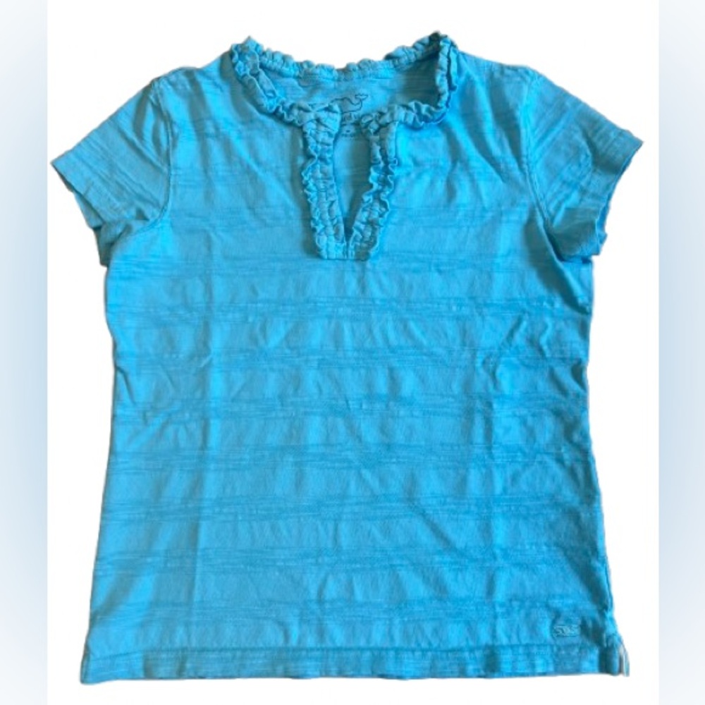 Vineyard Vines Blue Cotton Top